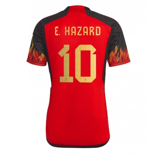 Belgia Eden Hazard #10 Hjemmedrakt VM 2022 Kortermet Belgia Eden Hazard #10 Hjemmedrakt VM 2022 Kortermet